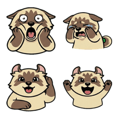 สติกเกอร์แมวอเมริกันเคิร์ล  13th