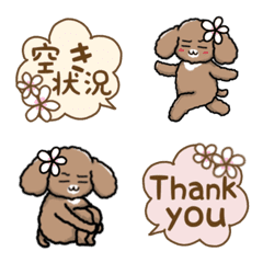 ToyPoodle Dandy Emoji. Customer to Salon