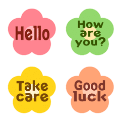 Flower Emoji English Version