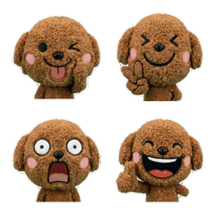 Animated Brown Toy Poodle  8th