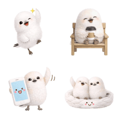 気持ち伝わる癒やしシマエナガ