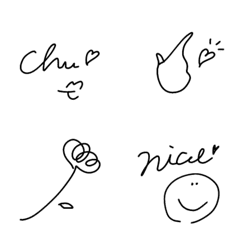 Stylish, monochrome, cute