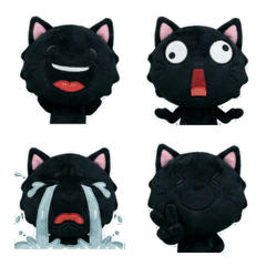 Plush Black Cat  7th