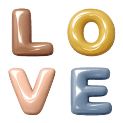 อีโมจิอักษรลิควิดหรูหรา