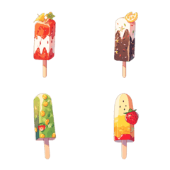Fruit popsicle