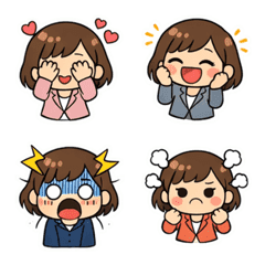 Cewek Kantoran Mood Harian