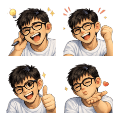 หนุ่มพลังบวกกับอารมณ์ประจำวัน