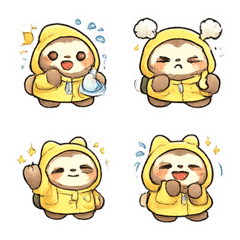 Mumu Sloth Hujan Mood Harian