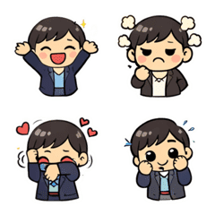 Pria Kantoran Mood Harian