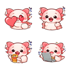 Axolotl Imut Cerita Harian