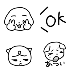 monochrom Loose Emoji