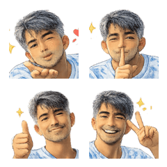 ลุงผมขาวอารมณ์ดีทุกวัน