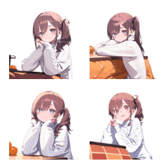 Kotatsu Girl Emoji