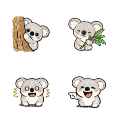 Funny expressions of koalas