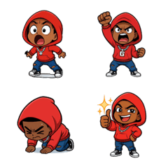 Explosive! Red hoodie