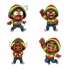 Explosive! Jamaican pattern