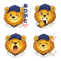 Baseball Lion Emoji