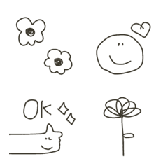 【モノトーン線画】