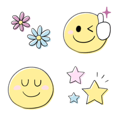 A mellow atmosphere smile