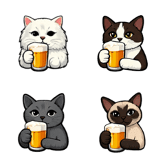 แมวดื่มเบียร์