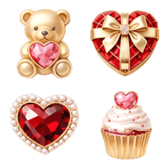 エレガントなキラキラ絵文字♡07