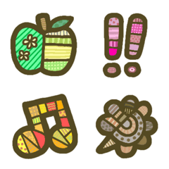 【ステンドグラスがいっぱい☆】絵文字