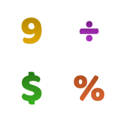 Number Gradient [Deep Rainbow]