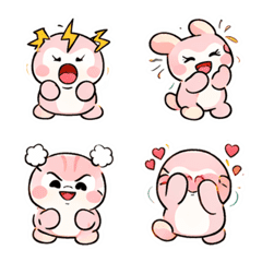 Pink Bunny Big Mood Reactions