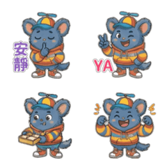 Sully Blue - Sticker - Tour guide