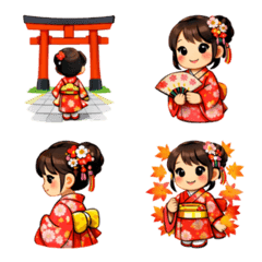 Shichi-Go-San 3D (7 years old girl)