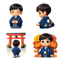 Shichi-Go-San 3D (7 years old boy)