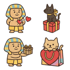 Egyptian Gods & Friends Feelings Emoji