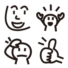 Felt pen style Emoji