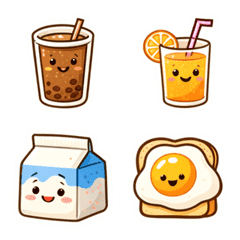 Cute Food Friends Daily Reactions