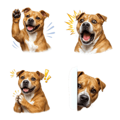 可愛い！ ピットブル 絵文字