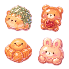 animal bread miniature