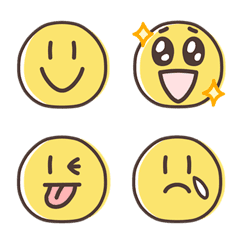 Nico-chan's simple face emoji