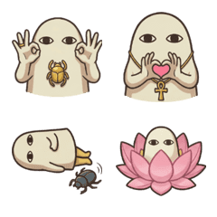 Medjed-kun Classic Emoji Collection!