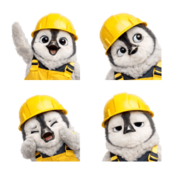 Realistic Penguin Emoji [Construction]
