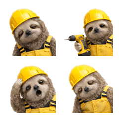 Realistic Sloth Emoji [Construction]