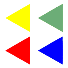 triangle no emoji colorful 8