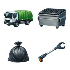 ごみ収集作業員 3D