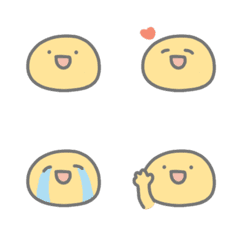 毎日使える こだわらない絵文字（きいろ）