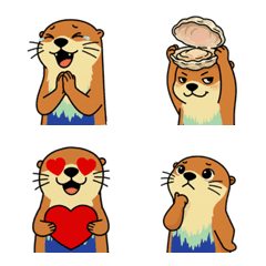 キュートなラッコの絵文字