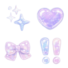 Crystal Blue clear sticker