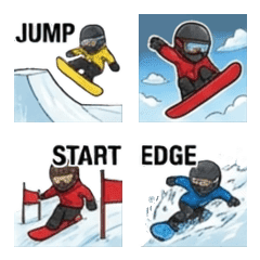 Snowboard Emojis  vol.2
