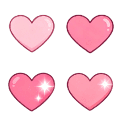 Aesthetic Sweet Pink Hearts