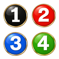 ตัวเลขสีขาวในวงกลมสมาร์ต