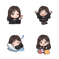 Dark Aesthetic Poise and Attitude