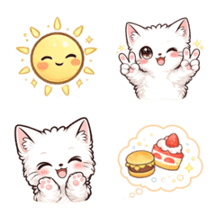 Fluffy Kitty Emojis